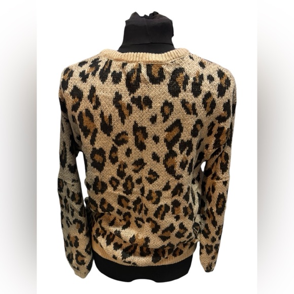Amuse society leopard print sweater - Picture 2 of 5